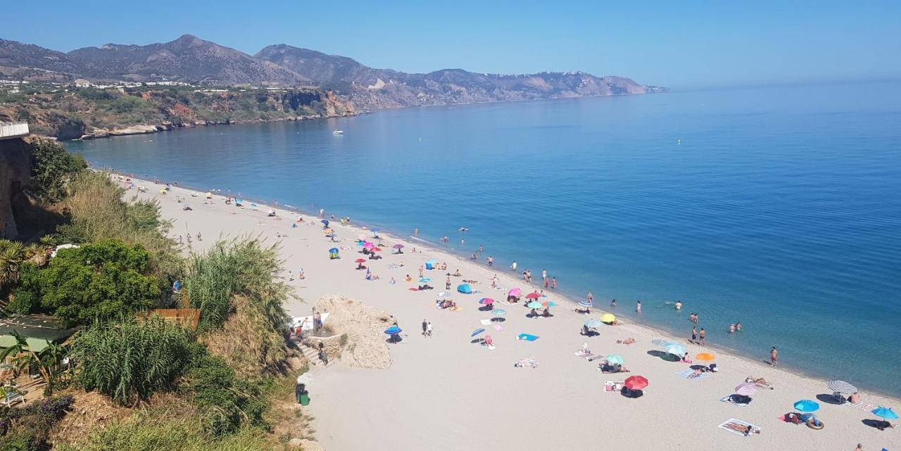 1ª Linea Playa De Burriana 1ºd Apartment Nerja Bagian luar foto