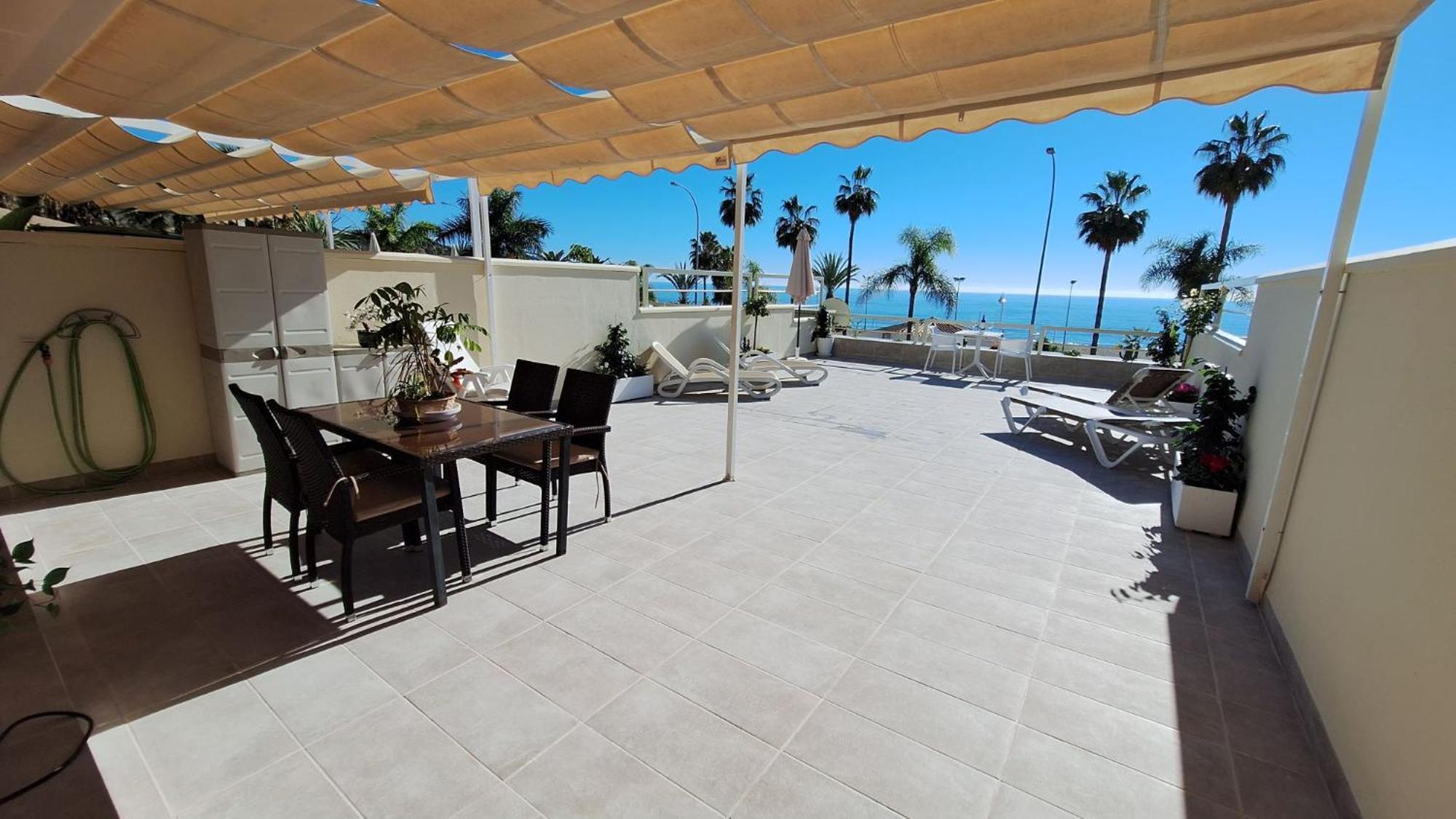 1ª Linea Playa De Burriana 1ºd Apartment Nerja Bagian luar foto